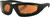FOAMERZ SUNGLASSES 2 BLACK W/AMBER LENS