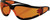 SHIELD II SUNGLASSES BLACK W/AMBER LENS