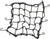 CARGO NET STANDARD BLACK 15X15"