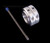 AXLE LOCKING NUT - DOUBLE (SILVER)