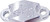 BRAKE BLOCK OFF PLATE (SILVER)