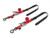 TIE-DOWN RAT SEC HOOK SOFT-TYE 1.5"X6.5' RED/BLACK PAIR