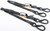 TIE-DOWN CAM SEC HOOK WATERCRA WATER CRAFT 1"X3' BLACK PAIR