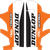 FACTORY EFFEX - 17-40566 - Fork Guard Graphic - KTM