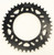 REAR F5 SPROCKET ALUMINUM 39T-525 BLK HC YAM