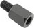 EMGO - 20-28112 - Mirror Riser - 10 mm - Black
