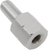 EMGO - 20-28141 - Adapter - Mirror - Universal - M10 x 1.25 Male | M8 x 1.25 (Left Hand) Female - Chrome