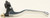 CLUTCH LEVER ASSEMBLY W/PERCH SILVER W/BLACK PERCH