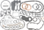 COMETIC - C9045F - Complete Gasket Kit - 3.250" I.D. - '57-'71 XL