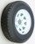 TRAILER TIRE AND WHEEL ASSEMBLY WHITE