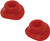 AIR VALVE MUD GUARDS RED
