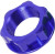STEERING STEM NUT & BOLT BLUE M22X27-P1.0 H12