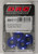 ALUMINUM SPACERS TYPE 1 BLUE M6X12MM 4/PK