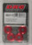 ALUMINUM SPACERS TYPE 1 RED M6X12MM 4/PK