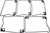 COMETIC - C9282 - Lower Rocker Box Cover Gasket - '92-'99 EVO
