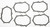 TRANSMISSION END COVER GASKETS FOAMET 5/PK 33295-36-F