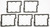 GASKET TRANS TOP CVR FOAM 4 SPEED 5/PK 34824-36-F
