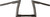 H-BAR Z-BAR 1 1/4" CABLE 9" RISE SATIN BLK