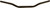 1" DRAG- BAR  2" RISE BLACK