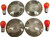 SMOKED TURN SIGNAL LENS KIT FLAT