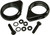 TURNSIGNAL CLAMPS 49MM PR BLACK