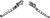 5-HOLE LEVER SET CHROME BIG TWIN 96-06  XL 96-03