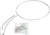 OVAL ARROW MIRROR CHROME
