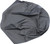 SEAT COVER GRIPPER BLACK