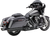 COBRA - 6106RB - 909 Twin Slip-On Mufflers - 4"- Raven Black - '95-'16 Bagger