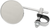 EMGO - 20-06814 - Mirror - Side View - Round - Chrome - 4" Stem - Left/Right - Each