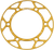 SUPERSPROX - RACD-480-43-GLD - Edge Sprocket Insert - '06-'22 Yamaha and Suzuki Tenere 700, Tracer 900, GSX-R1000R