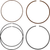 WOSSNER - 750XAS-3 - Replacement Piston Ring Set - '03-'10 Yamaha Apex LTX GT 40th Anniv, Apex MTX SE 40th Anniv, Apex GT 40th Anniv