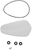 CRG - GK-300 - Mirror Glass - Replacement - Arrow