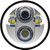 5 3/4" LED HEADLIGHT WITH FULL HALO CHROME