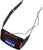 CYCLE VISIONS - CV4657B - License Plate Frame & Mount with Signals - FLSB - Black