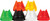 SUPER-LITE PRO SERIES SINGLE BACKERS .75" 84/PK HI-VIS BLUE