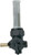 PETCOCK 13/16" BUNG LEFT SPIGOT BLACK