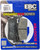 EBC - SFA607 - BRAKE PADS SFA607 ORGANIC - '07-'15 Kymco People GT 300i, People GT 200i, People S 250