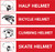 HALF HELMET EARBUDS FOR HBC AND AMP SERIES