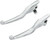 SMOOTH LEVER SET CHROME FLT 17-20 EXCEPT TRI GLIDE