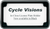CYCLE VISIONS - CV-4615B - Beveled License Plate Frame - Black