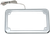 CYCLE VISIONS - CV-4616 - Beveled License Plate Frame - Chrome - with Plate Light