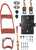 MOTORCYCLE COMBO FRONT CHOCK WITH REAR RATCHET TIE STRAPS