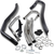 COBRA - 3221B - Speedster Swept Exhaust - Black - M109R