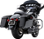 COBRA - 6271B-1 - Turn Out 2-into-1 Exhaust System - Black