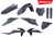 PLASTIC BODY KIT NARDO GREY
