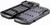 HIGH FLOW RADIATOR BRACES BLACK