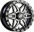 SPLIT 6 BDLK WHEEL 15X6 4/137 5+1 (+38MM) BLK/MACHINED