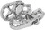 FLO FOOTPEG CHROME KTM/HUSKY