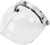 BUBBLE SHIELD 3-SNAP FLIP-UP CLEAR UNIVERSAL